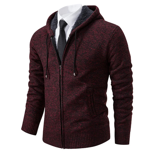 Autumn And Winter New Jersey Men's Casual Sports Coat Solid Color