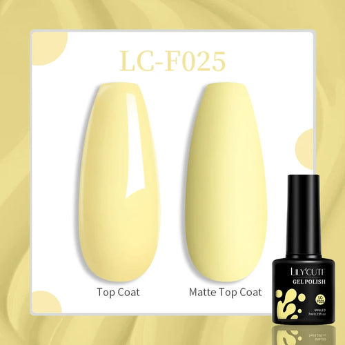 LILYCUTE 129 Colors 7ML Nail Gel Polish Nail Supplies Vernis Semi