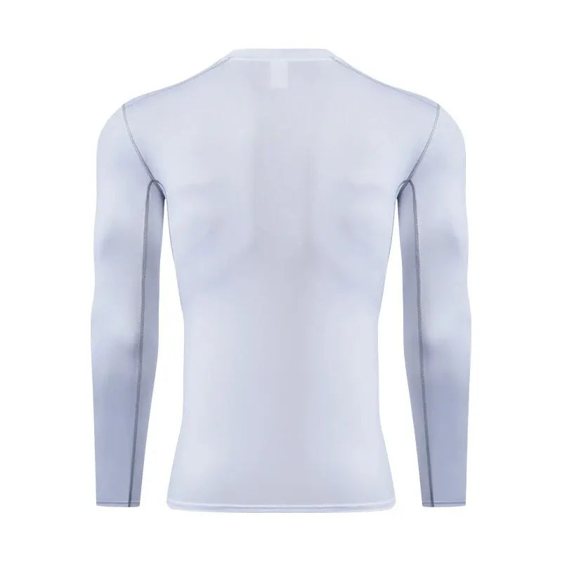 2024 Men's Long Sleeved Sports T-Shirt With High Elasticity And Quick