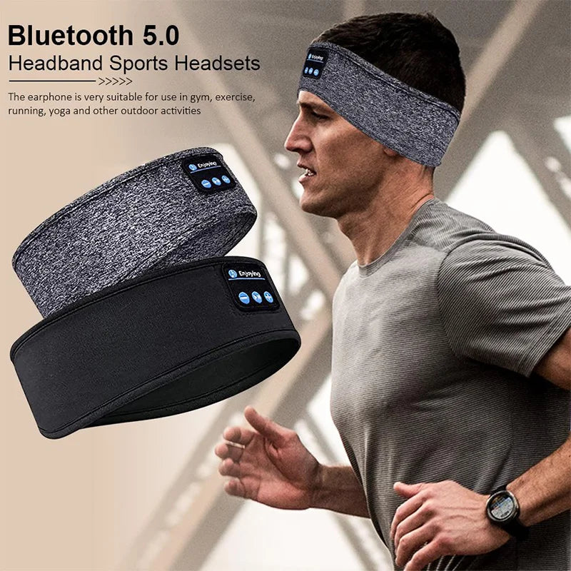 Wireless Bluetooth Headband Sleeping Headphones Sports Earphone Music