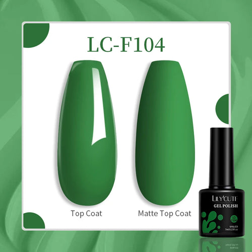 LILYCUTE 129 Colors 7ML Nail Gel Polish Nail Supplies Vernis Semi