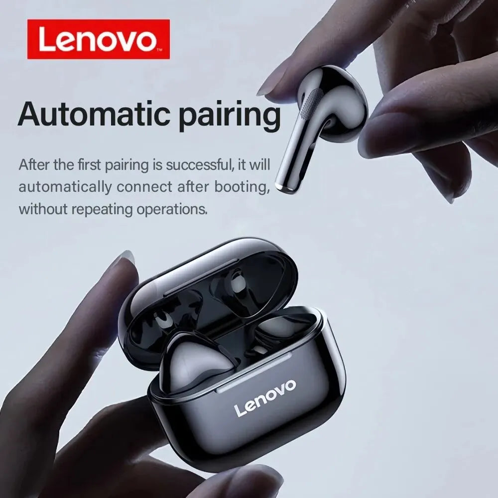 Lenovo LP40 Earphones TWS Wireless Bluetooth 5.0 Earbuds Bass Touch