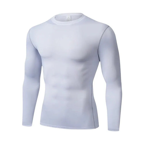 2024 Men's Long Sleeved Sports T-Shirt With High Elasticity And Quick