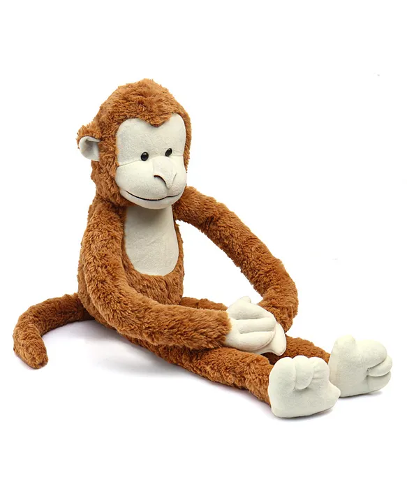 Hanging Monkey Soft Toy Brown - Length 44 cm